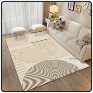 Thảm trải sàn phòng khách Bali nỉ Bắc Âu 5D hiện đại